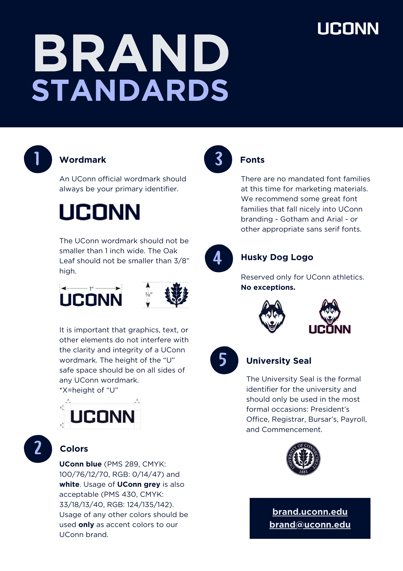 UConn Brand Standards